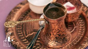 قهوه عربی با هل و گلاب