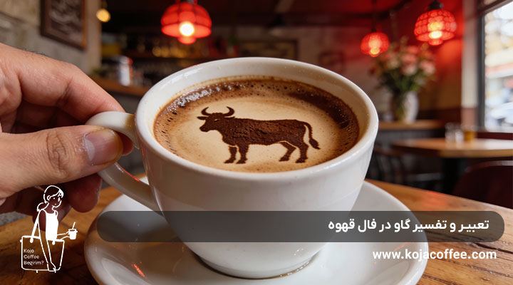 تعبیر و تفسیر گاو در فال قهوه