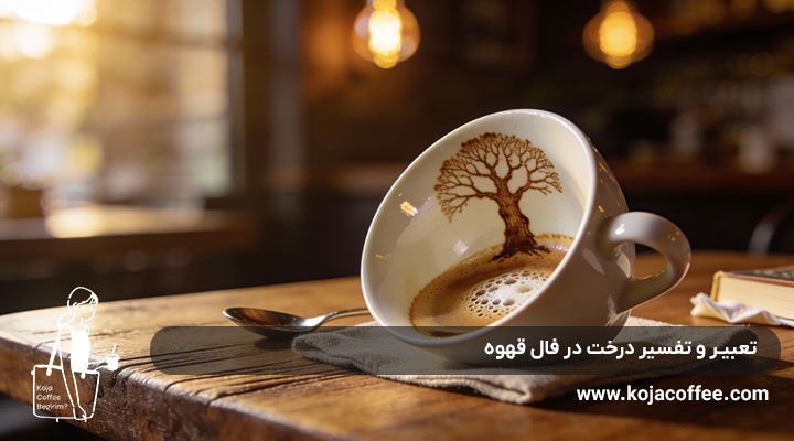 تعبیر و تفسیر درخت در فال قهوه