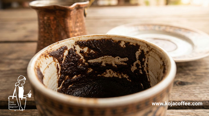 نقش تمساح کوچک در فال قهوه
