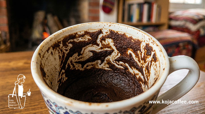تصویر و نقش دو کوسه کنار هم در قهوه ترک