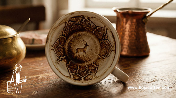 گوزن در ته فنجان قهوه 