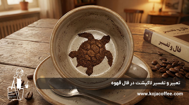 تعبیر و تفسیر لاک پشت در فال قهوه